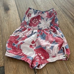 Hollister strapless romper